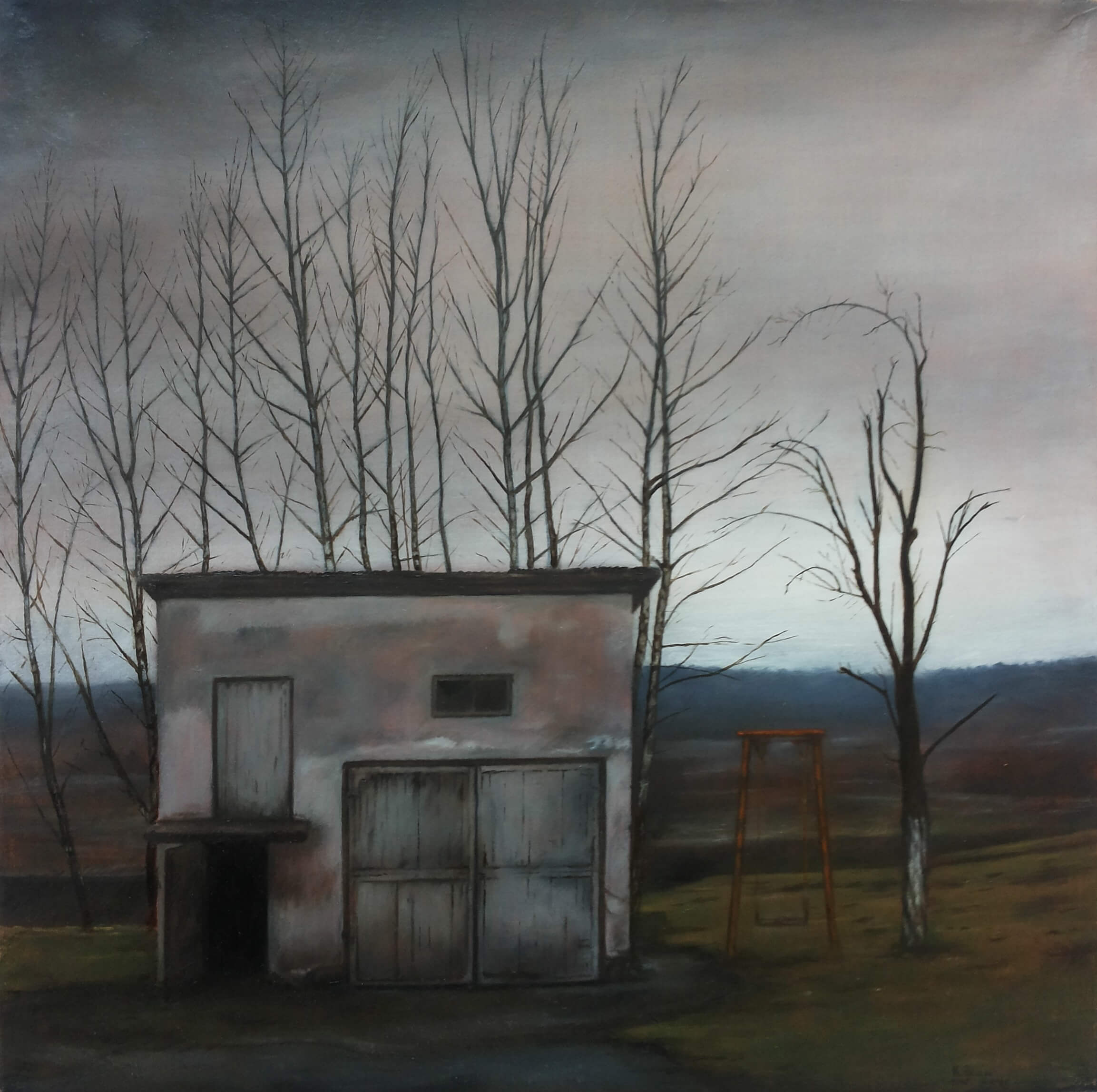 Hell, oil on canvas, 36x36cm 2015